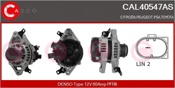Alternator (CAL40547AS)