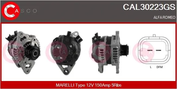 Alternator (CAL30223GS)