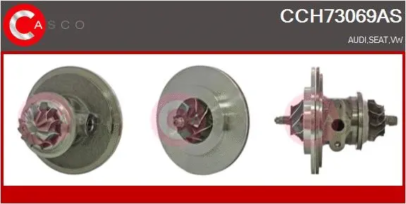 Core assembly, turbocharger (CCH73069AS)