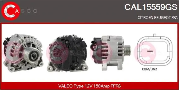 Alternator (CAL15559GS)