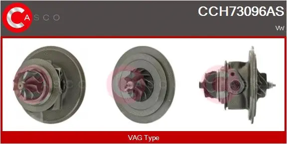 Core assembly, turbocharger (CCH73096AS)