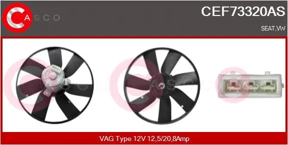 Fan, engine cooling (CEF73320AS)
