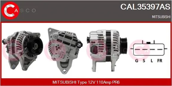 Alternator (CAL35397AS)