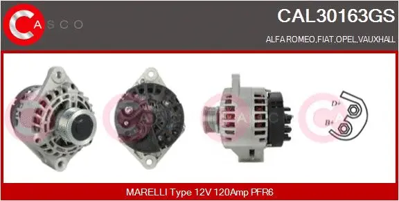 Alternator (CAL30163GS)