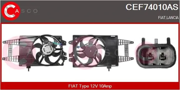 Electric Motor, radiator fan (CEF74010AS)