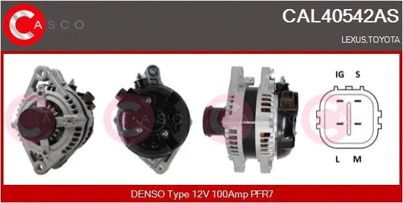 Alternator (CAL40542AS)