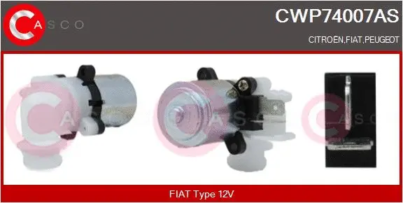 Washer Fluid Pump, window cleaning (CWP74007AS)