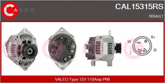 Alternator (CAL15315RS)