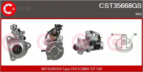 Starter (CST35668GS)