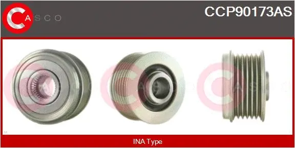 Belt Pulley, alternator (CCP90173AS)