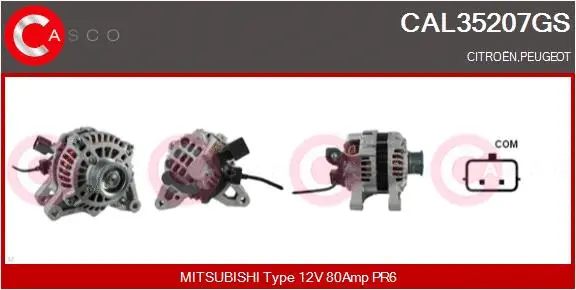 Alternator (CAL35207GS)