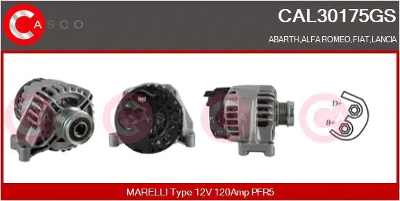Alternator (CAL30175GS)
