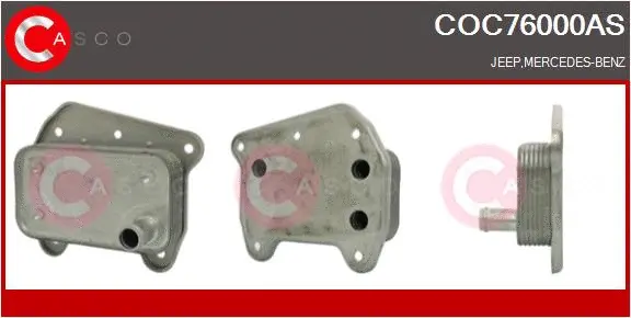 Oil Cooler, engine oil (COC76000AS)