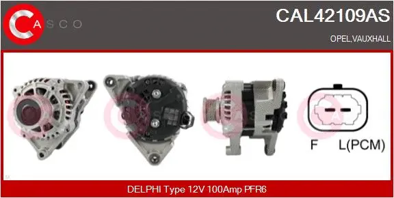 Alternator (CAL42109AS)