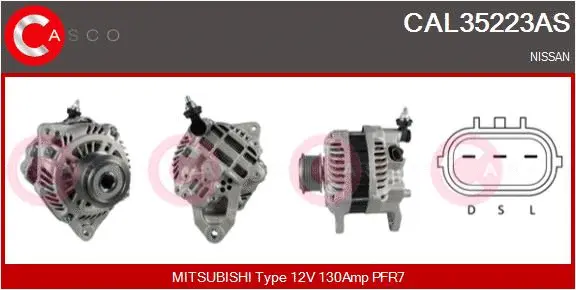 Alternator (CAL35223AS)