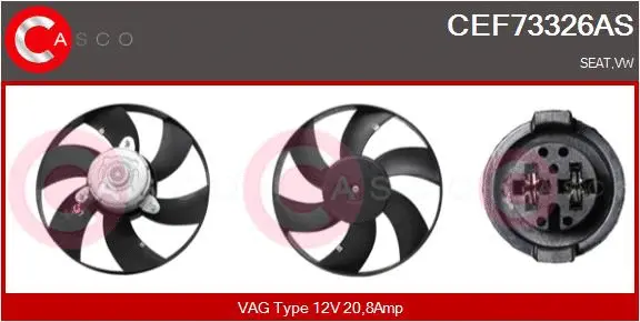 Fan, engine cooling (CEF73326AS)