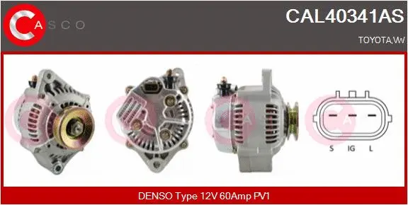 Alternator (CAL40341AS)