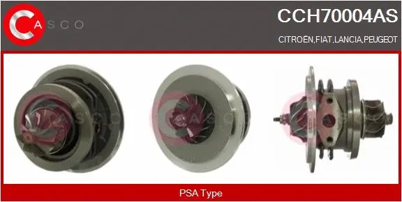 Core assembly, turbocharger (CCH70004AS)