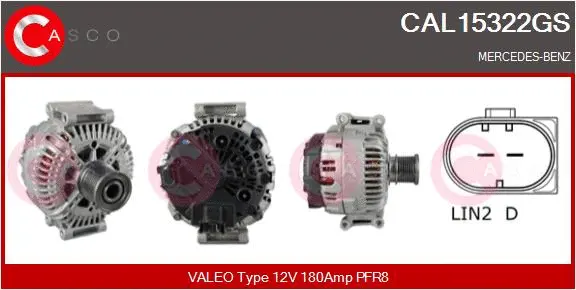 Alternator (CAL15322GS)