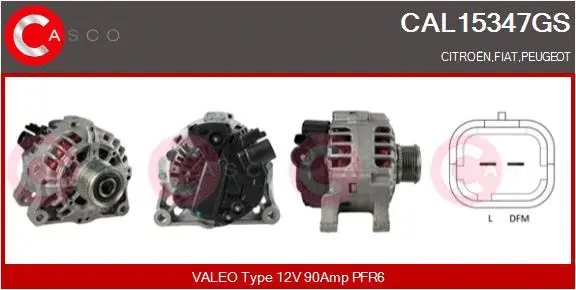 Alternator (CAL15347GS)