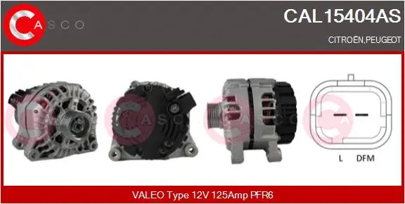 Alternator (CAL15404AS)