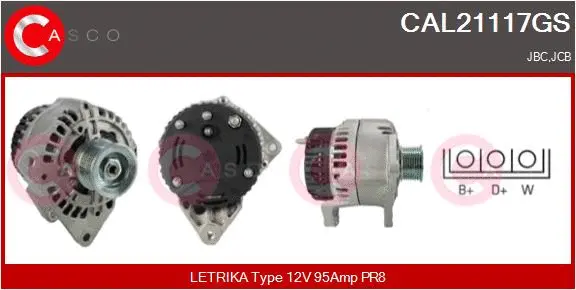 Alternator (CAL21117GS)