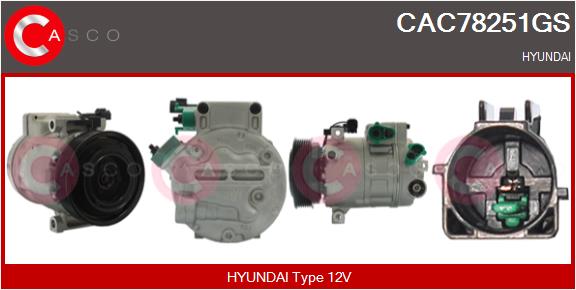 Compressor, air conditioning (CAC78251GS)