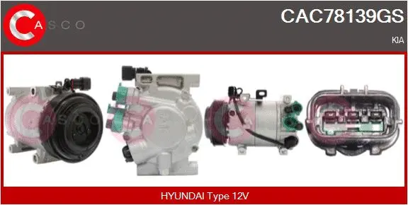 Compressor, air conditioning (CAC78139GS)