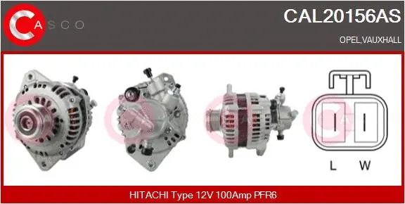 Alternator (CAL20156AS)