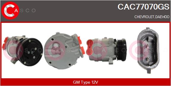 Compressor, air conditioning (CAC77070GS)
