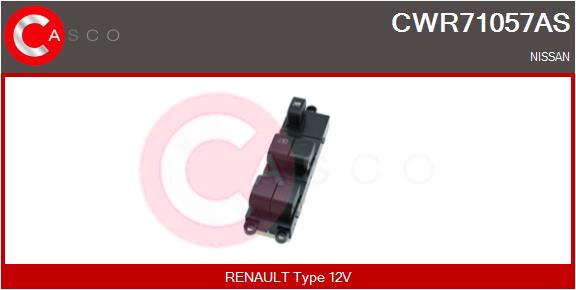Switch, window regulator (CWR71057AS)