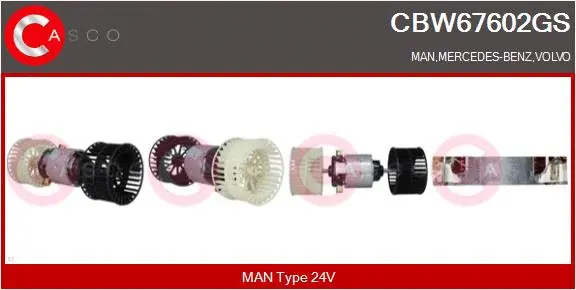 Interior Blower (CBW67602GS)