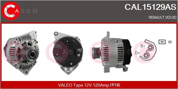 Alternator (CAL15129AS)