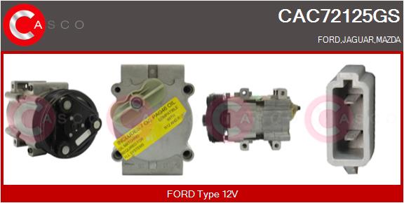 Compressor, air conditioning (CAC72125GS)