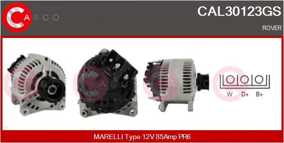 Alternator (CAL30123GS)