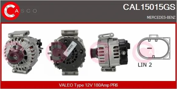 Alternator (CAL15015GS)