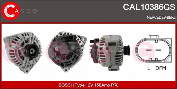 Alternator (CAL10386GS)
