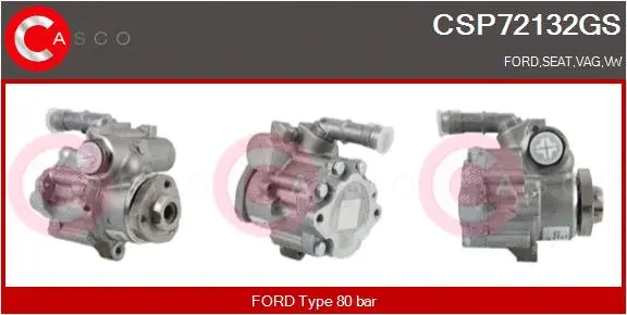 Hydraulic Pump, steering (CSP72132GS)