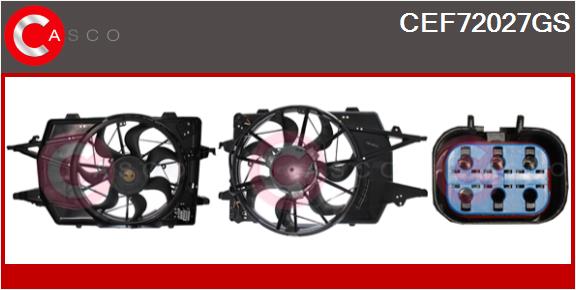 Electric Motor, radiator fan (CEF72027GS)