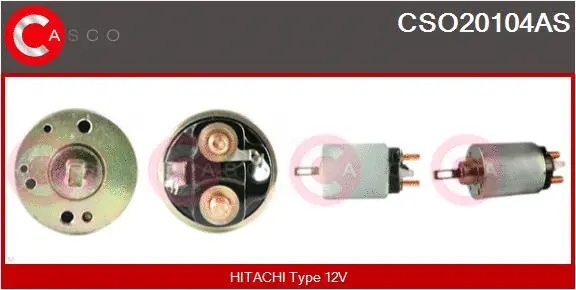 Solenoid Switch, starter (CSO20104AS)