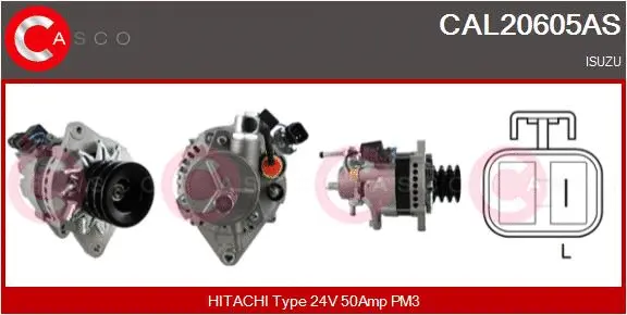 Alternator (CAL20605AS)