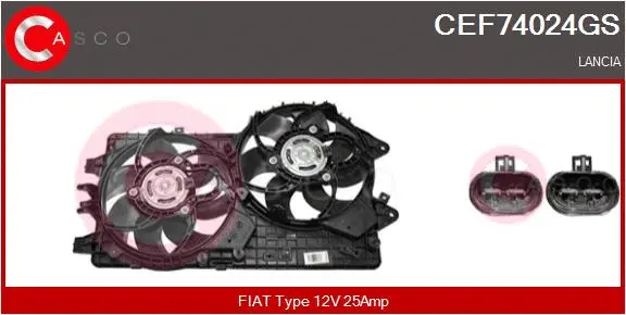 Electric Motor, radiator fan (CEF74024GS)