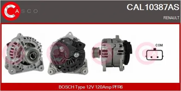 Alternator (CAL10387AS)