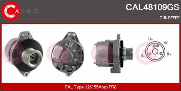 Alternator (CAL48109GS)