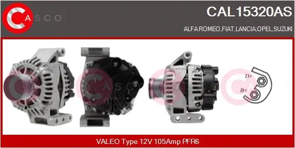 Alternator (CAL15320AS)