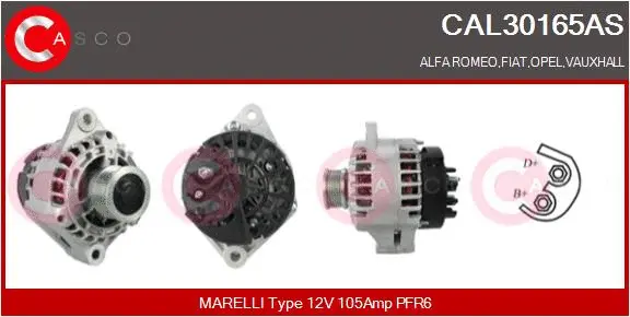 Alternator (CAL30165AS)