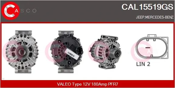 Alternator (CAL15519GS)
