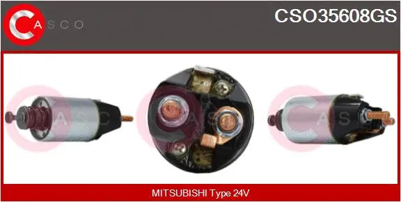 Solenoid Switch, starter (CSO35608GS)