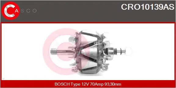 Rotor, alternator (CRO10139AS)