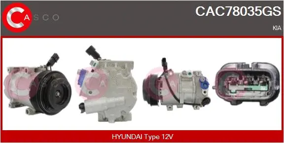 Compressor, air conditioning (CAC78035GS)